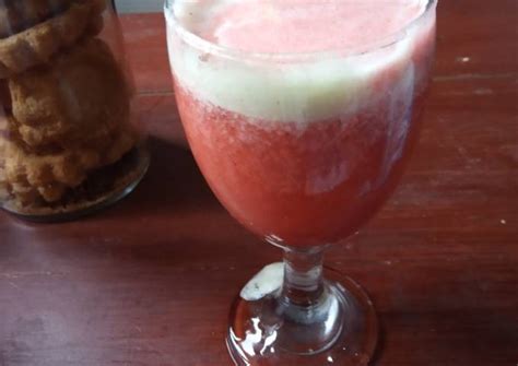 Resep Jus Nanas Strawberry Daun Mint🍍🍓 Oleh Onna Resti Cookpad