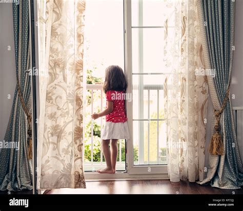 child    window stock photo alamy
