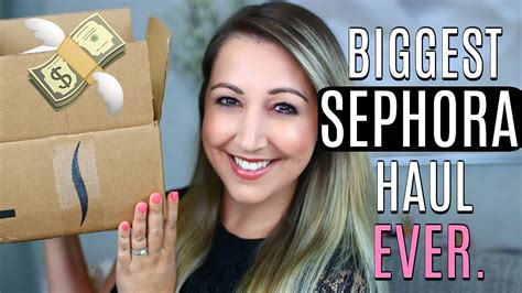 Huge Sephora Haul New Makeup And Beauty At Sephora 2018 Youtube