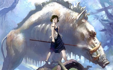 Princess Mononoke Boar Cant Think Of A Fourth Spear Movie San A