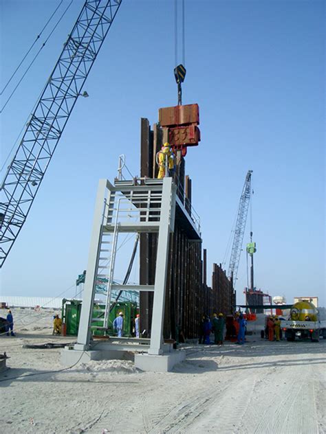 Guide Frame For Sheet Pile