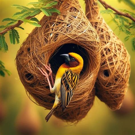 Premium Photo Baya Weaver Amazing Indian Weaver Bird Regarded For