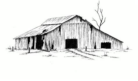 Old Rustic Barn Number Two Drawing By Michael Vigliotti Fine Art America