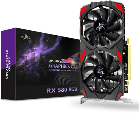 AISURIX Radeon RX 580 8GB GDDR5 Gaming Graphics Card With Freeze Fan