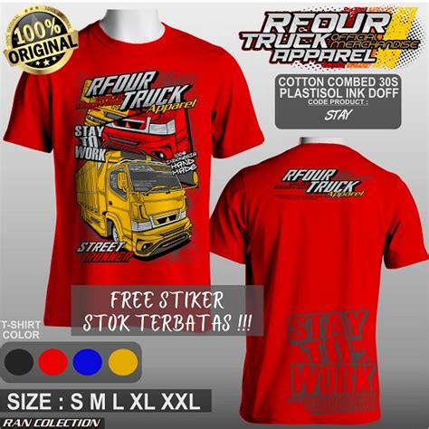 Jual Grosir Kaos Truck Kaos Truk Canter Mbois Kaos Truck Dewasa Baju