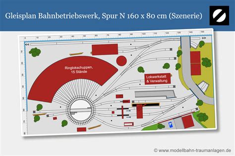 Ein Wirklich Raffinierter Bahnbetriebswerk Gleisplan