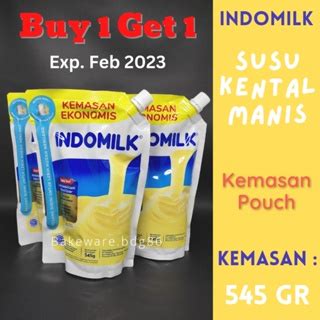 Jual INDOMILK SUSU KENTAL MANIS 545 GR SKM PUTIH KEMASAN POUCH PRAKTIS