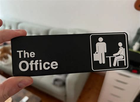 The Office TV Show Sign for Door or Wall 3D Printed Sign - Etsy