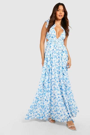 Floral Prom Dresses Flower Prom Dresses Boohoo Uk