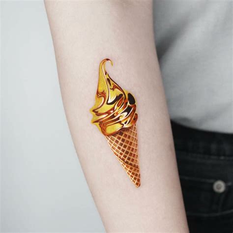 30 Dazzling Golden Tattoos Made With Precision By Manhattan-Based ...