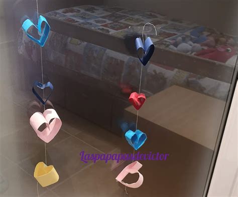 Corazones De Cartulina En 3D Manualidades