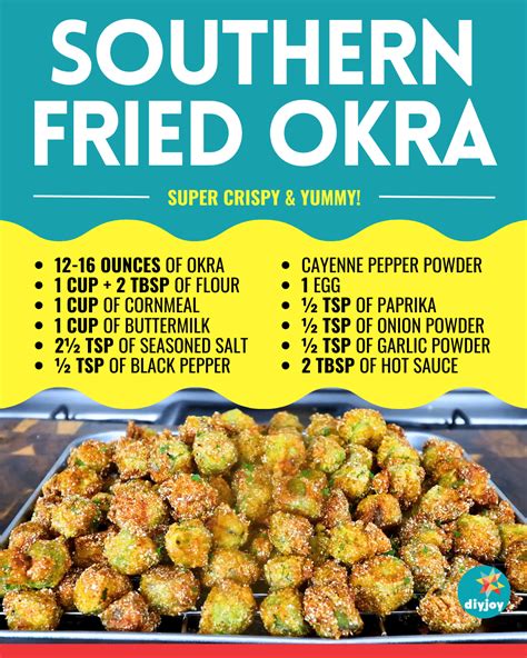 Easy Southern Crispy Fried Okra Recipe