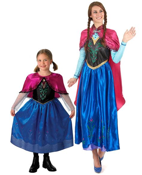 Anna Aus Disneys Frozen Kost M Set F R Mutter Und Tochter Mit Damen