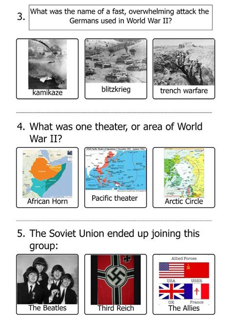 World War Ii Worksheet Live Worksheets Worksheets Library