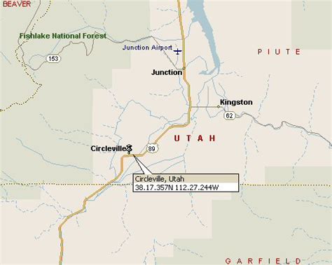 Circleville, Utah Map 1