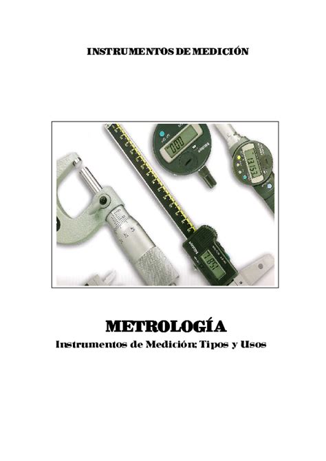 Pdf Instrumentos De MediciÓn MetrologÍa MetrologÍa MetrologÍa