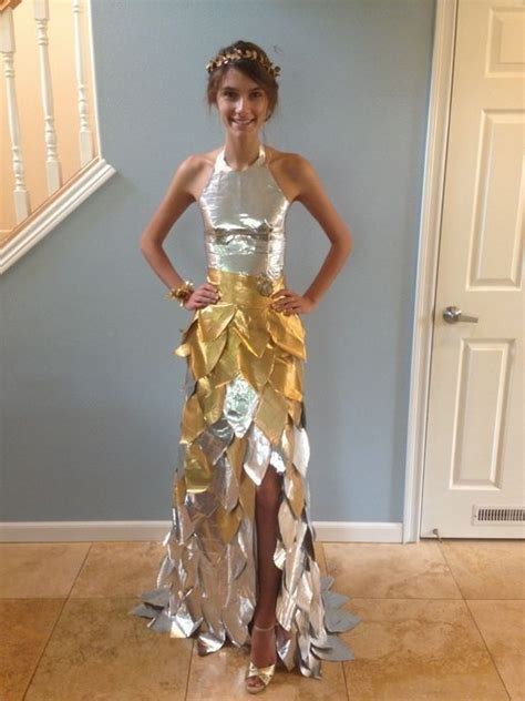 Duct Tape Diy Prom Dress Recycled Dress Upcycled Prom Dress