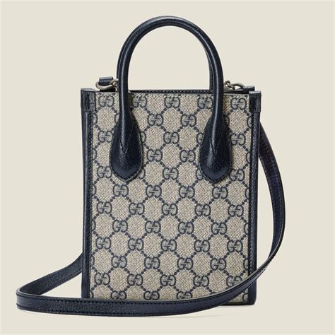 GUCCI Mini Tote Bag With Interlocking G REVERSIBLE