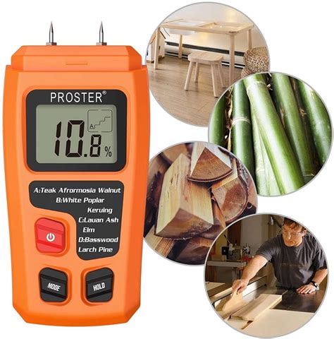 Medidor De Humedad De Madera Digital Portátil Lcd Proster GreenForest