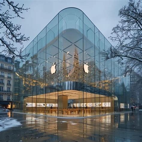 Exterior/Interior of Apple Store concepts designed by famous architects ...