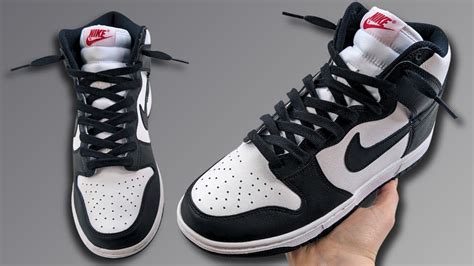 HOW TO LACE NIKE DUNK HIGH LOOSELY BEST WAY YouTube