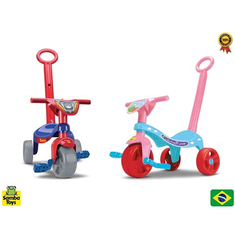 Triciclo Velotrol Herois Motoca Veloc Pede Infantil Shopee Brasil