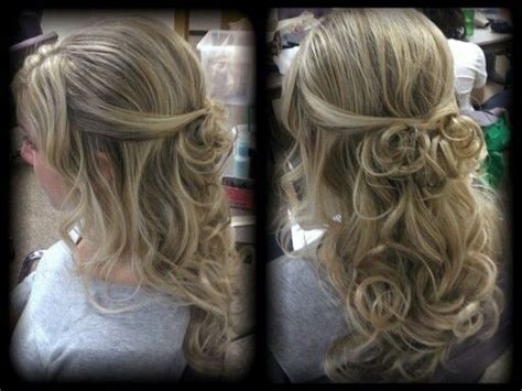 Romantic 1 2 Updo By Kim Simon Schaumburg Il Long Hair