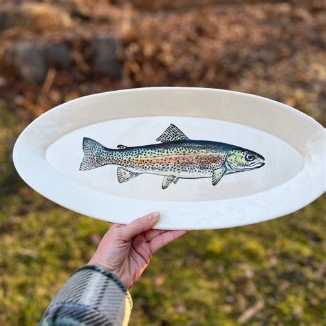 Ceramic Trout Etsy