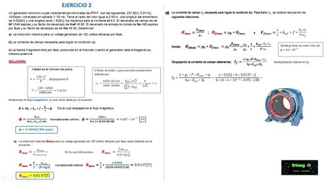 Ejercicio Resuelto De Maquinas Electricas Sincronas Examen Final