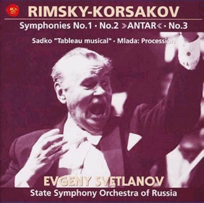 Complete Symphonies Orchestral Works Evgeny Svetlanov Russian