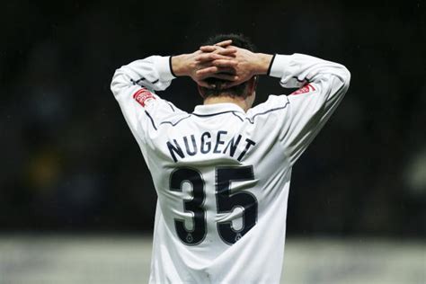 David Nugent reacts after completing his shock Preston return