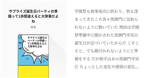 64 サプライズ誕生日パーティの準備って1歩間違えると大惨事だよね 鬼滅×ヒロアカ物語 統鬼の Pixiv