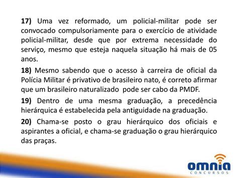 PPT LEGISLAÇÃO APLICADA A PMDF CONCURSO PMDF CFO CFP PowerPoint