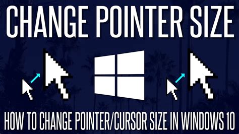 How To Change Mouse Pointer Cursor Size In Windows 10 YouTube