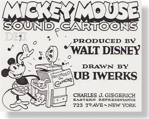 COMING TO A THEATER NEAR YOU~Mickey Mouse Sound Cartoons - Disney ...