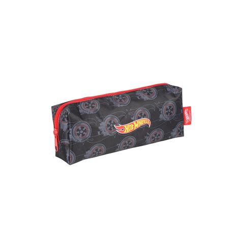 Mochila Escolar Rodinhas Lancheira E Estojo Hot Wheels Para Meninos Leve E Resistente