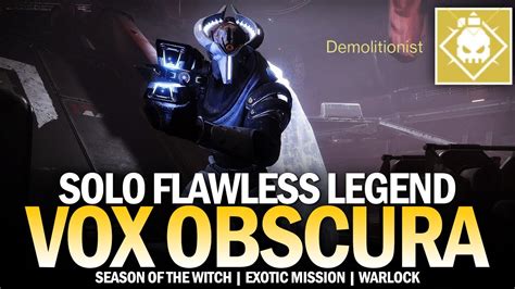 Solo Flawless Legend Vox Obscura Dead Messenger Trait Upgrades