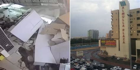 A Small Section Of Al Mulla Plaza Collapsed Yesterday Causing Minor ...