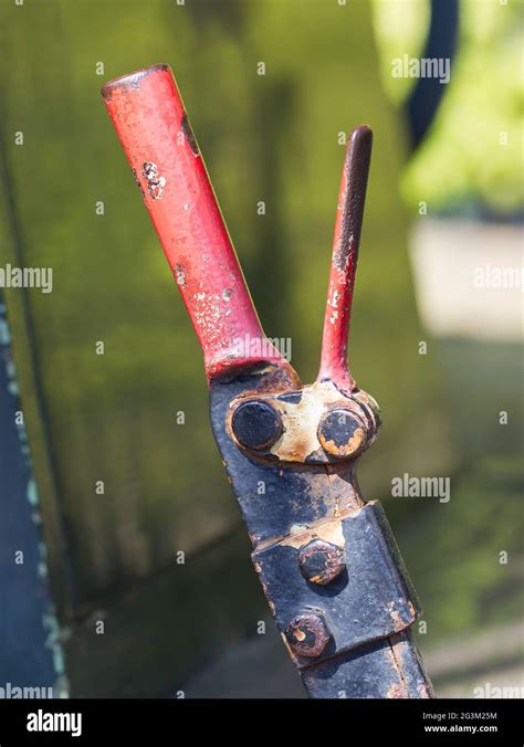 hand operated lever   train stock photo alamy