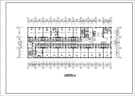 某酒店建筑消防报警设计cad图纸酒店土木在线
