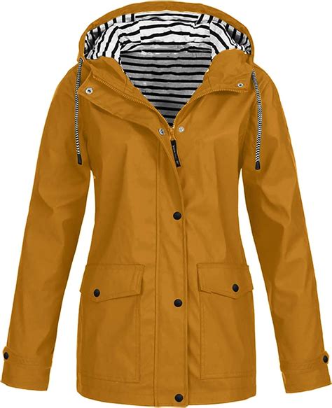 Zdjh Veste De Pluie Pour Femme Imperm Able L G Re Grandes Tailles