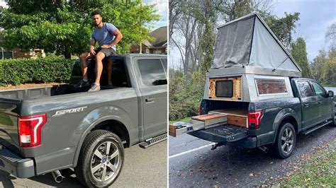 I Converted a PICKUP TRUCK into an Off-Grid Home On Wheels | Overland ...