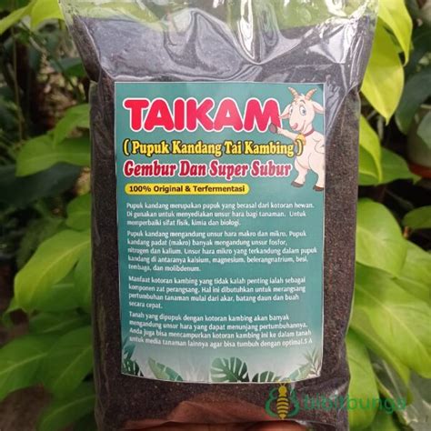 Jual Taikam Kg Pupuk Kandang Kotoran Kambing Organik Pukan Media