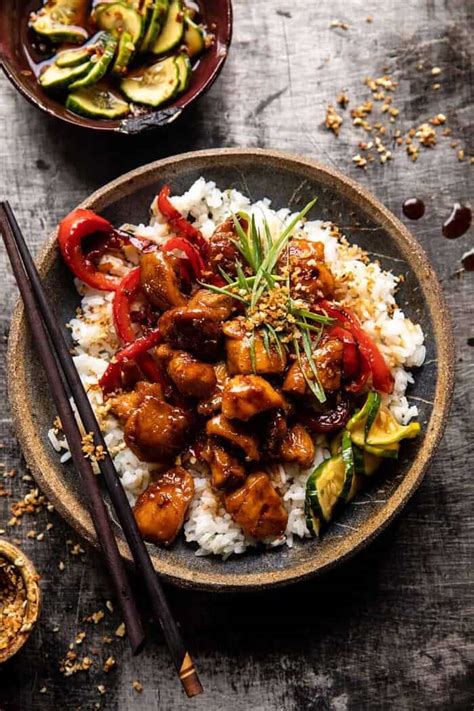 Weeknight Sesame Teriyaki Chicken With Ginger Rice Yummy Recipe