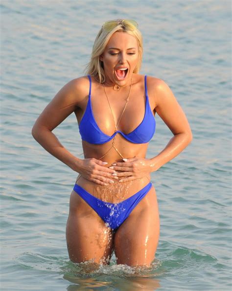 Amber Turner Bikini On Beach In Dubai March Celebmafia