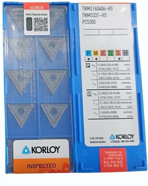 Korloy Carbide Tnmg Hs Pc For Industrial At Rs In Pune