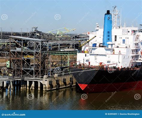 ship loading coal stock image image  fabric petroleum