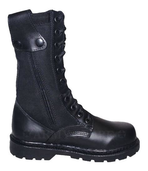 Botas Altas Lona Y Piel Armystore Puebla 520 00 En Mercado Libre