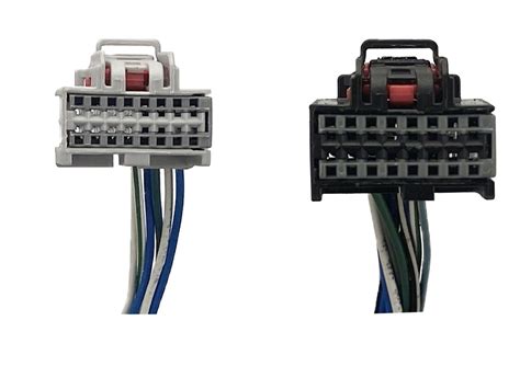 Par De Plug Delphi Conector Chicote Do Modulo Central Assist Controle