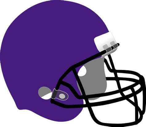 Purple Football Helmet Clip Art at Clker.com - vector clip art online ...